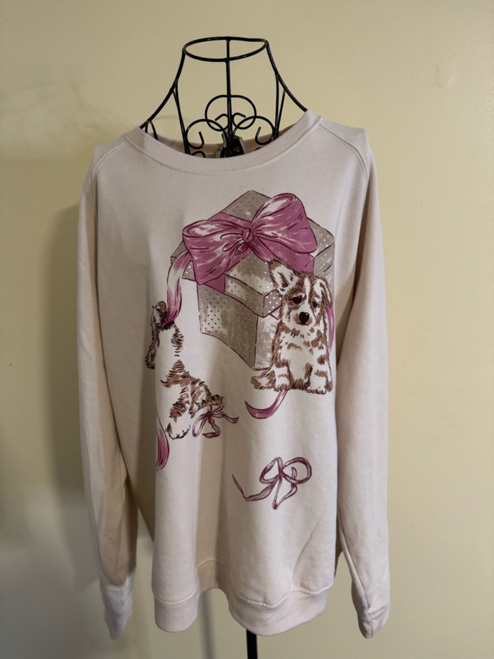 NWT Maeve by Anthropologie Animal Friends Crew Neck Sweatshirt Size Large - Picture 5 of 9